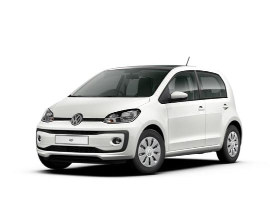 Discount for rent a car Belgrade - Volkswagen Up from 13 euros per day